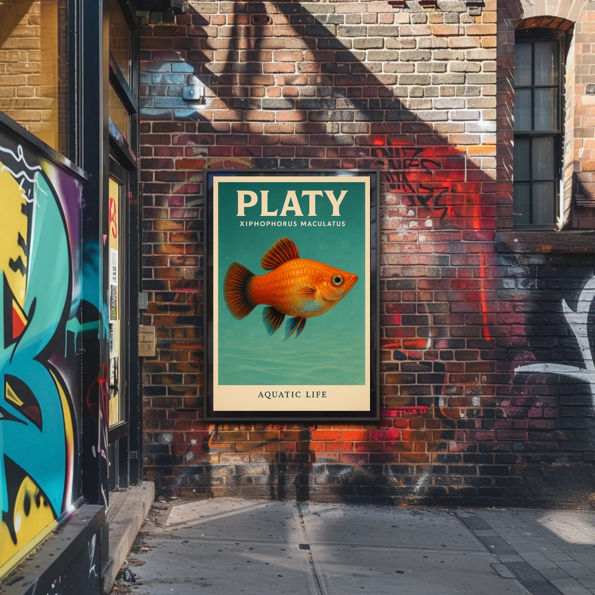 Platy Aquatic Life Poster PosterGoat