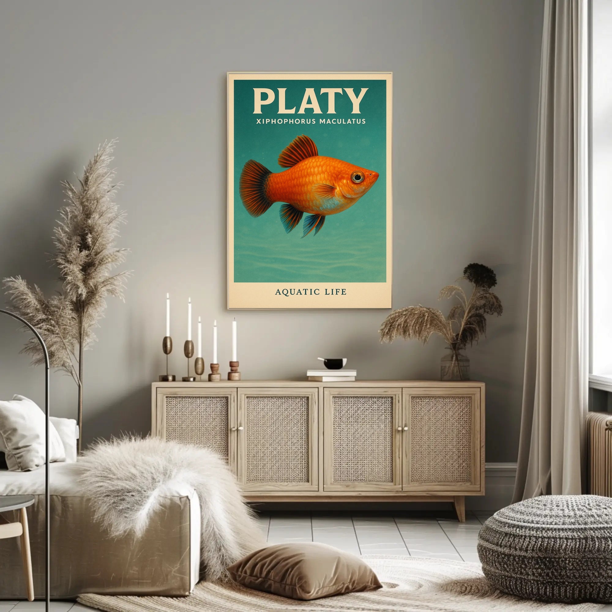 Platy Aquatic Life Poster PosterGoat