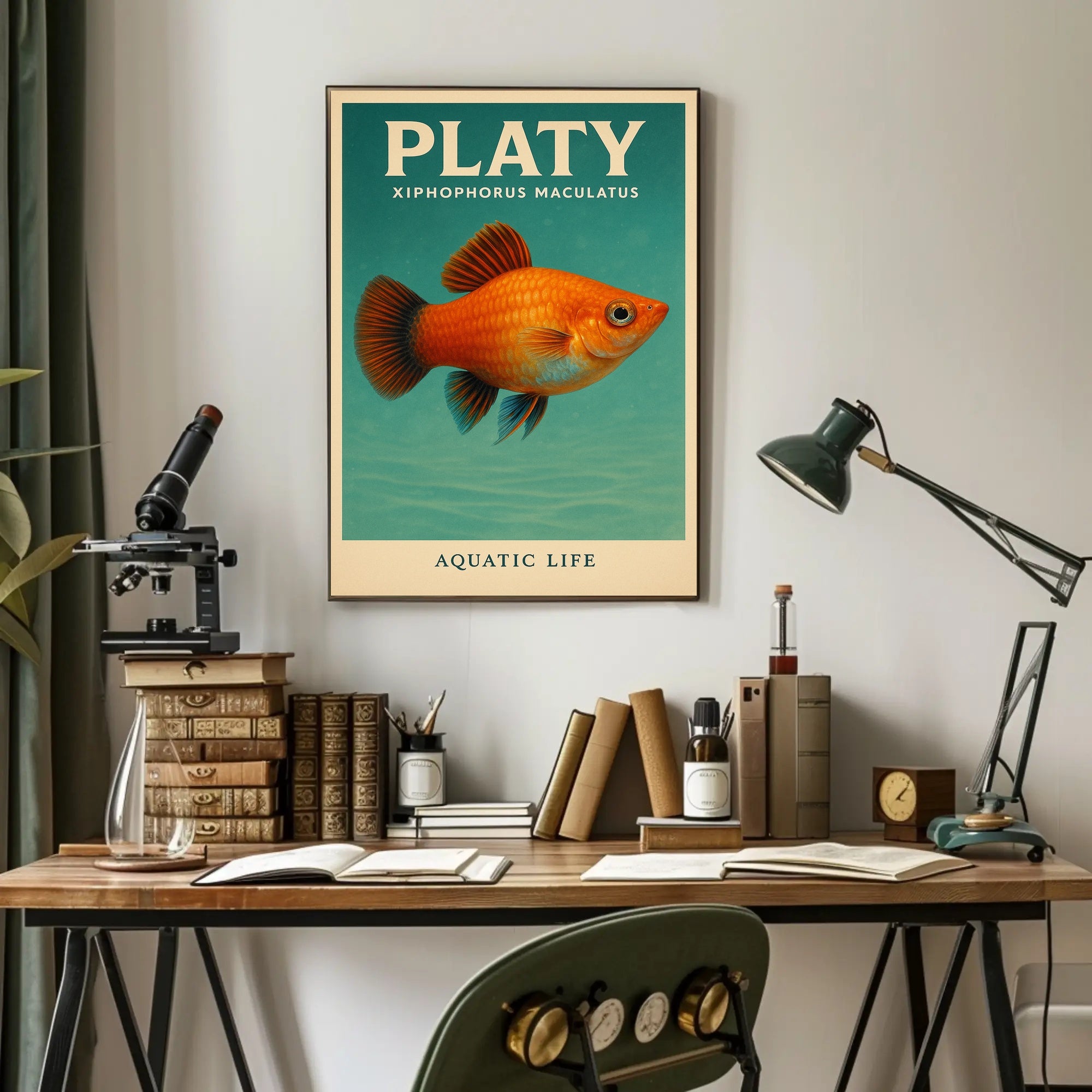 Platy Aquatic Life Poster PosterGoat