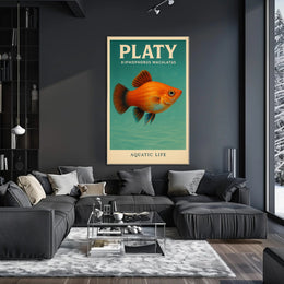 Platy Aquatic Life Poster PosterGoat