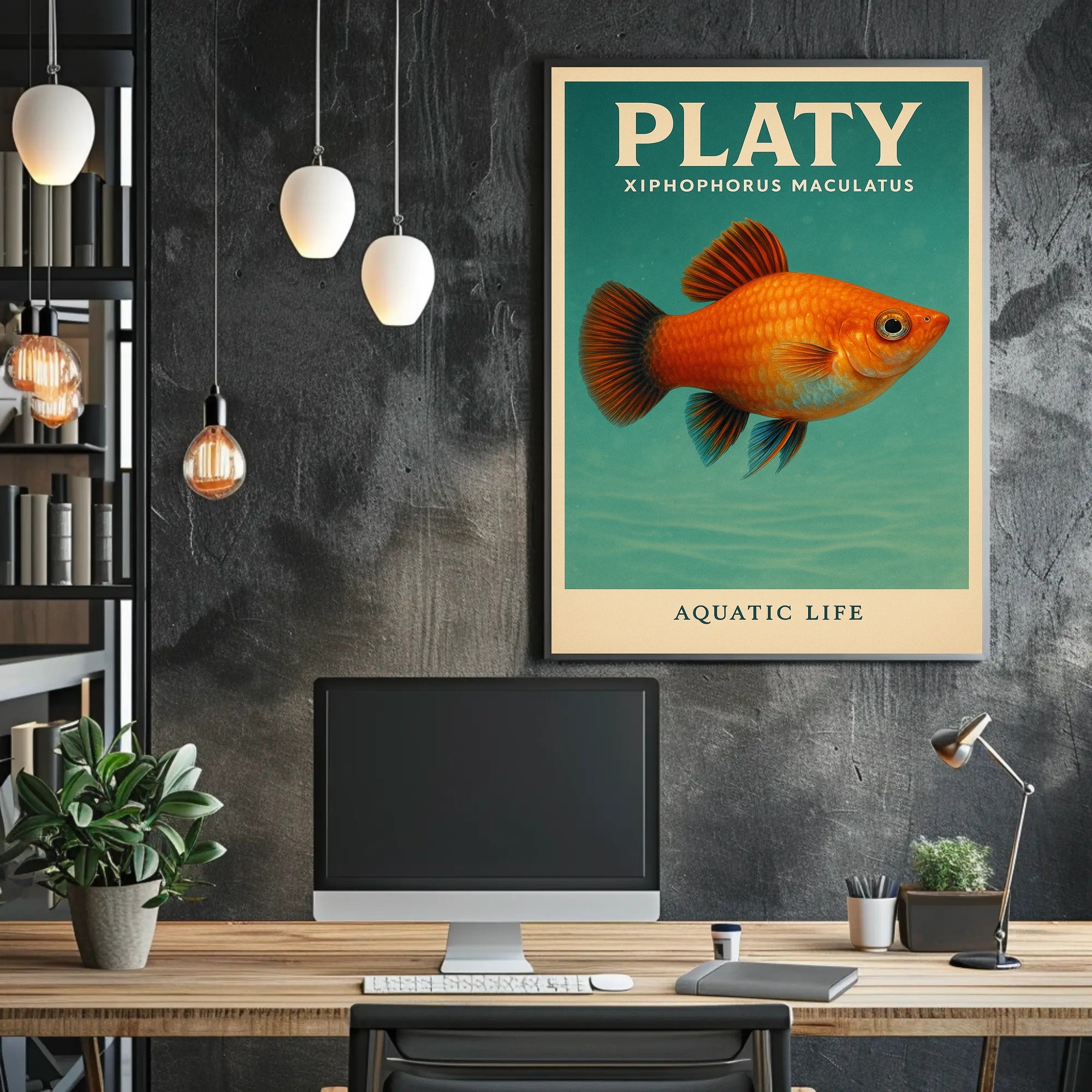 Platy Aquatic Life Poster PosterGoat