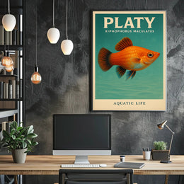 Platy Aquatic Life Poster PosterGoat