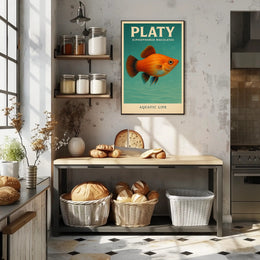 Platy Aquatic Life Poster PosterGoat