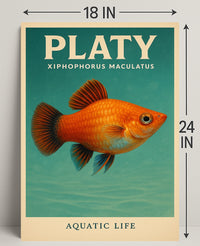 Platy Aquatic Life Poster PosterGoat