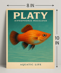 Platy Aquatic Life Poster PosterGoat