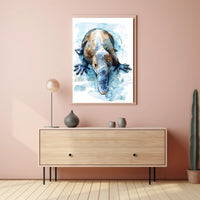 Platypus Watercolor Art Animal Poster PosterGoat