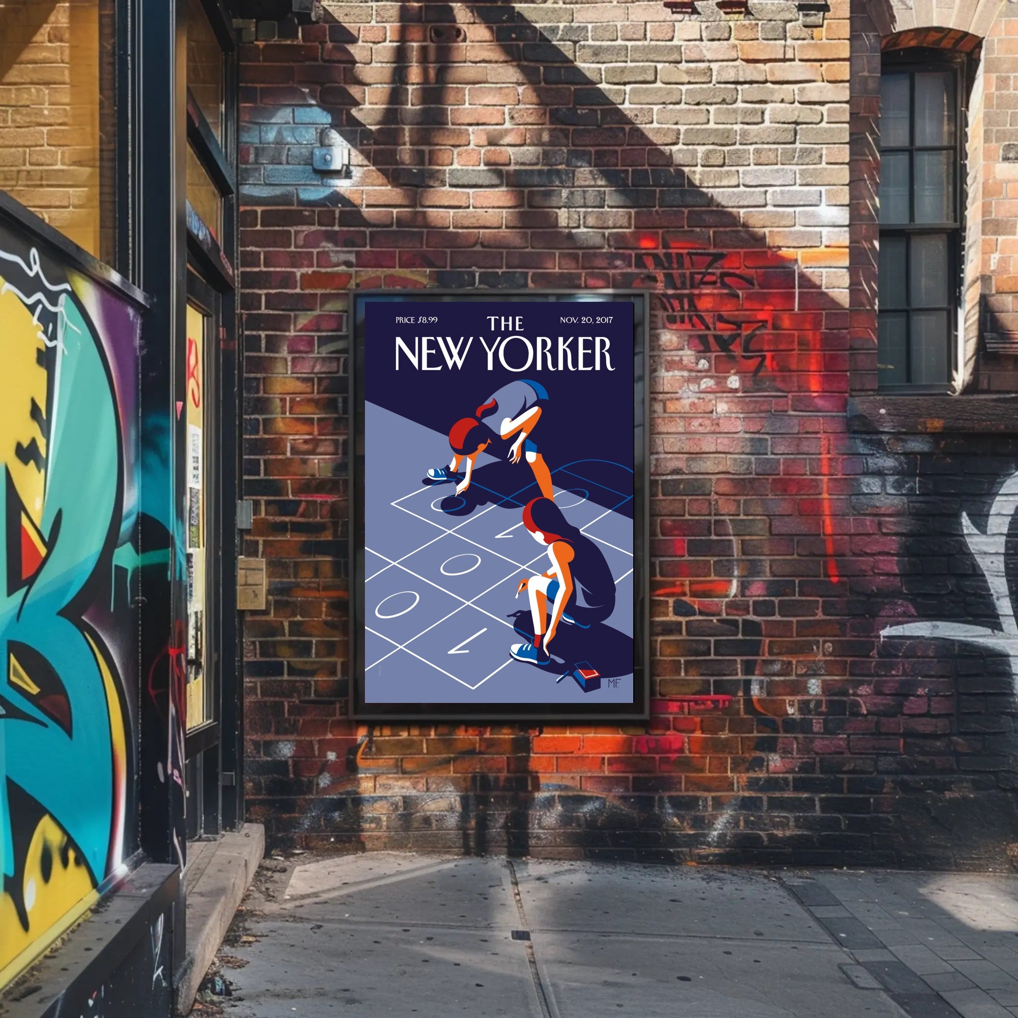 Playful Childhood Magic: Kids Enjoying Outdoor Fun - Cultural Poster PosterGoat