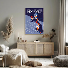 Playful Childhood Magic: Kids Enjoying Outdoor Fun - Cultural Poster PosterGoat