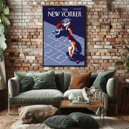 Playful Childhood Magic: Kids Enjoying Outdoor Fun - Cultural Poster PosterGoat