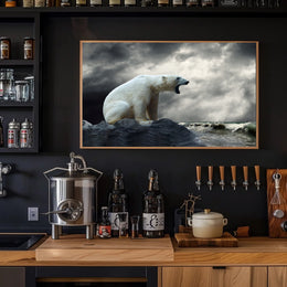 Polar Bear Coastal Adventure Animal Poster PosterGoat
