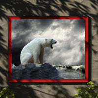 Polar Bear Coastal Adventure Animal Poster PosterGoat