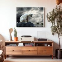Polar Bear Coastal Adventure Animal Poster PosterGoat