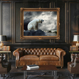 Polar Bear Coastal Adventure Animal Poster PosterGoat