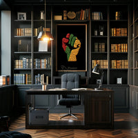 Political Unity and Resistance Artistic Design Poster PosterGoat