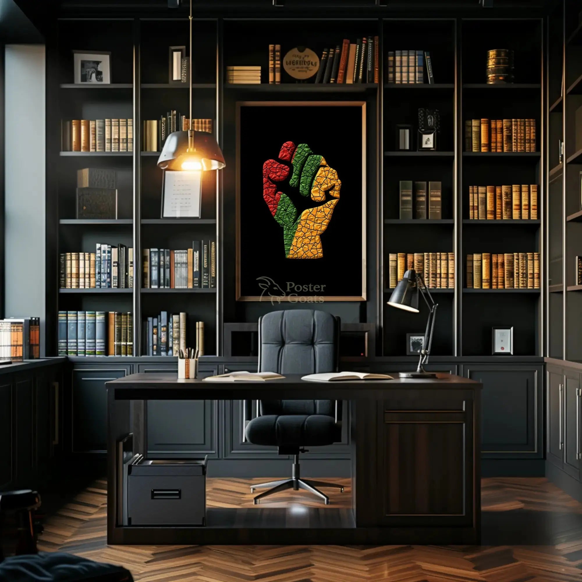 Political Unity and Resistance Artistic Design Poster PosterGoat