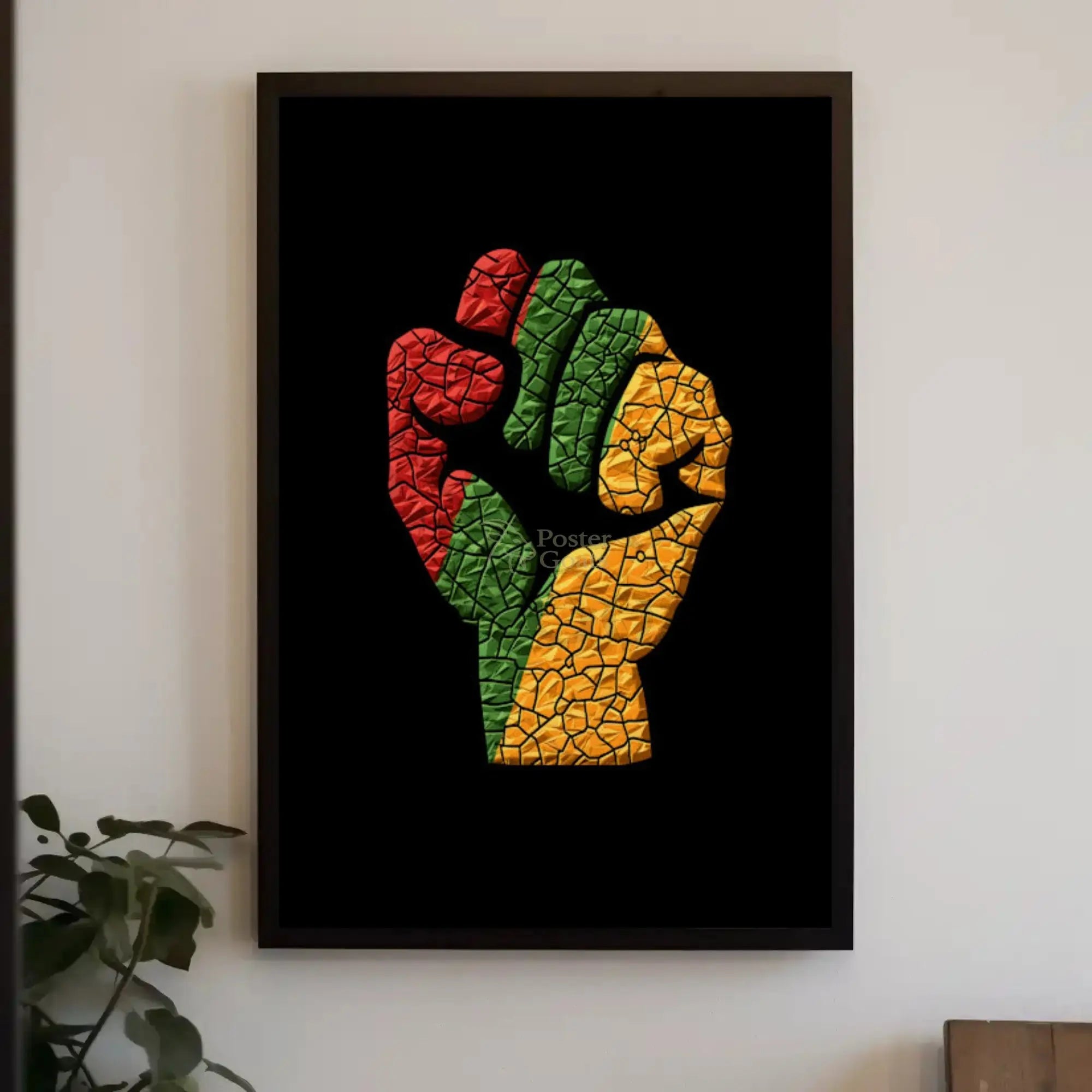 Political Unity and Resistance Artistic Design Poster PosterGoat