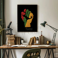 Political Unity and Resistance Artistic Design Poster PosterGoat