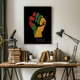 Political Unity and Resistance Artistic Design Poster PosterGoat