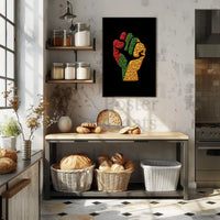 Political Unity and Resistance Artistic Design Poster PosterGoat