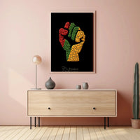 Political Unity and Resistance Artistic Design Poster PosterGoat