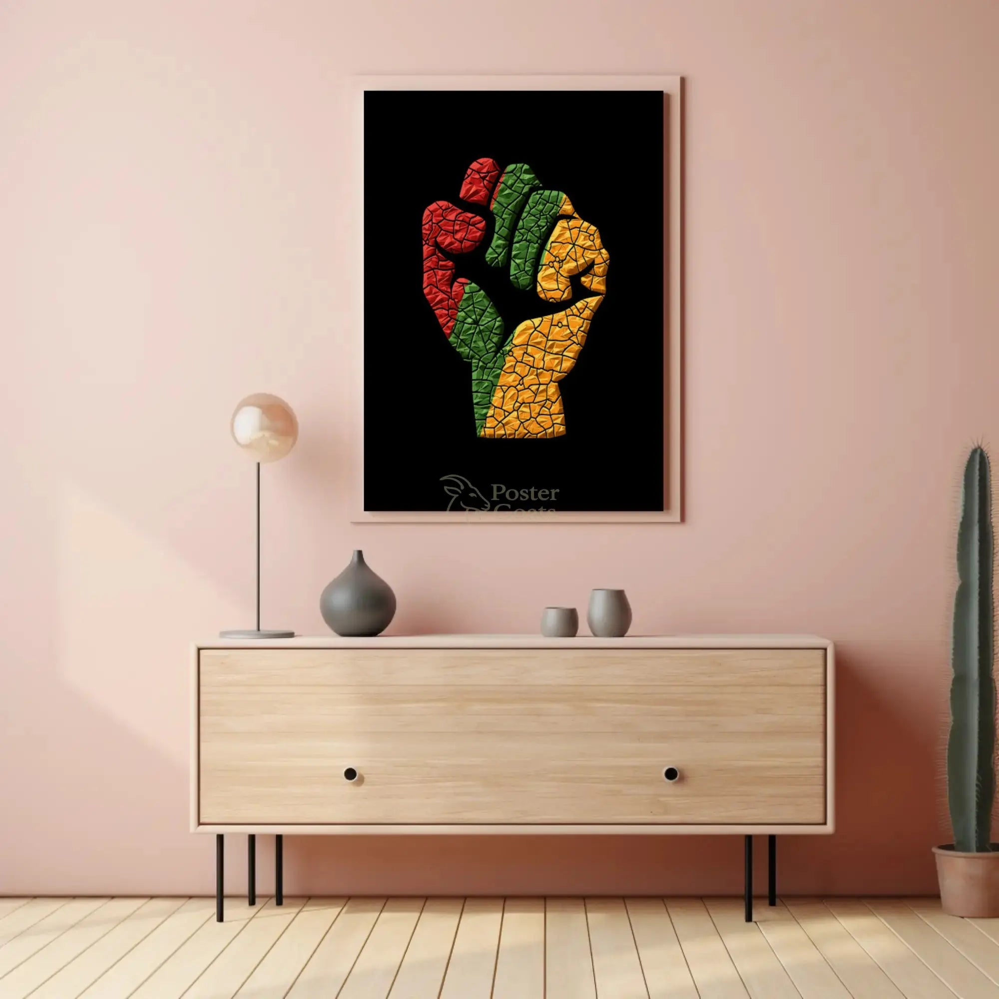 Political Unity and Resistance Artistic Design Poster PosterGoat