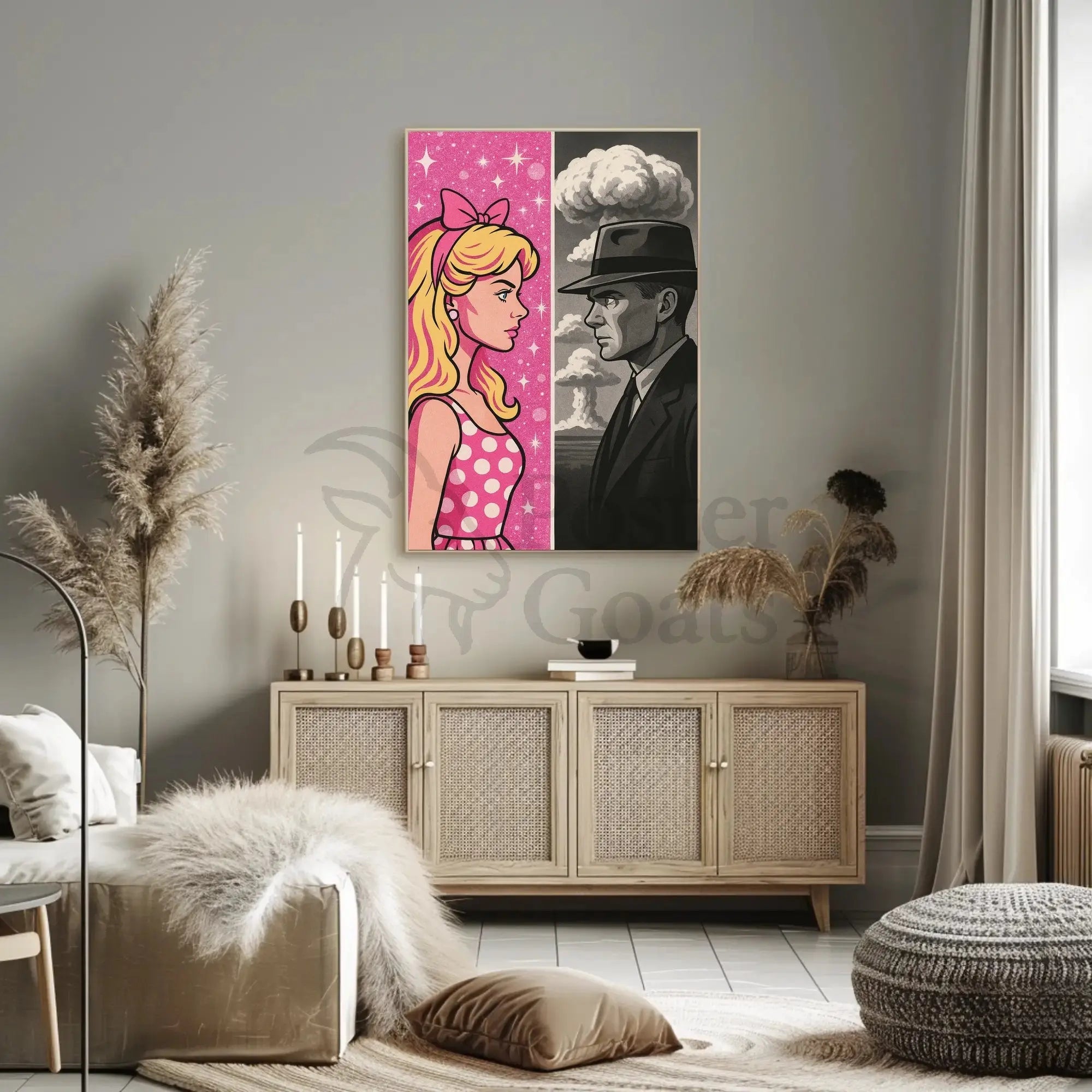 Pop Art Meets Noir: Artistic or Pop Culture Poster PosterGoat