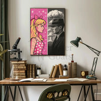 Pop Art Meets Noir: Artistic or Pop Culture Poster PosterGoat