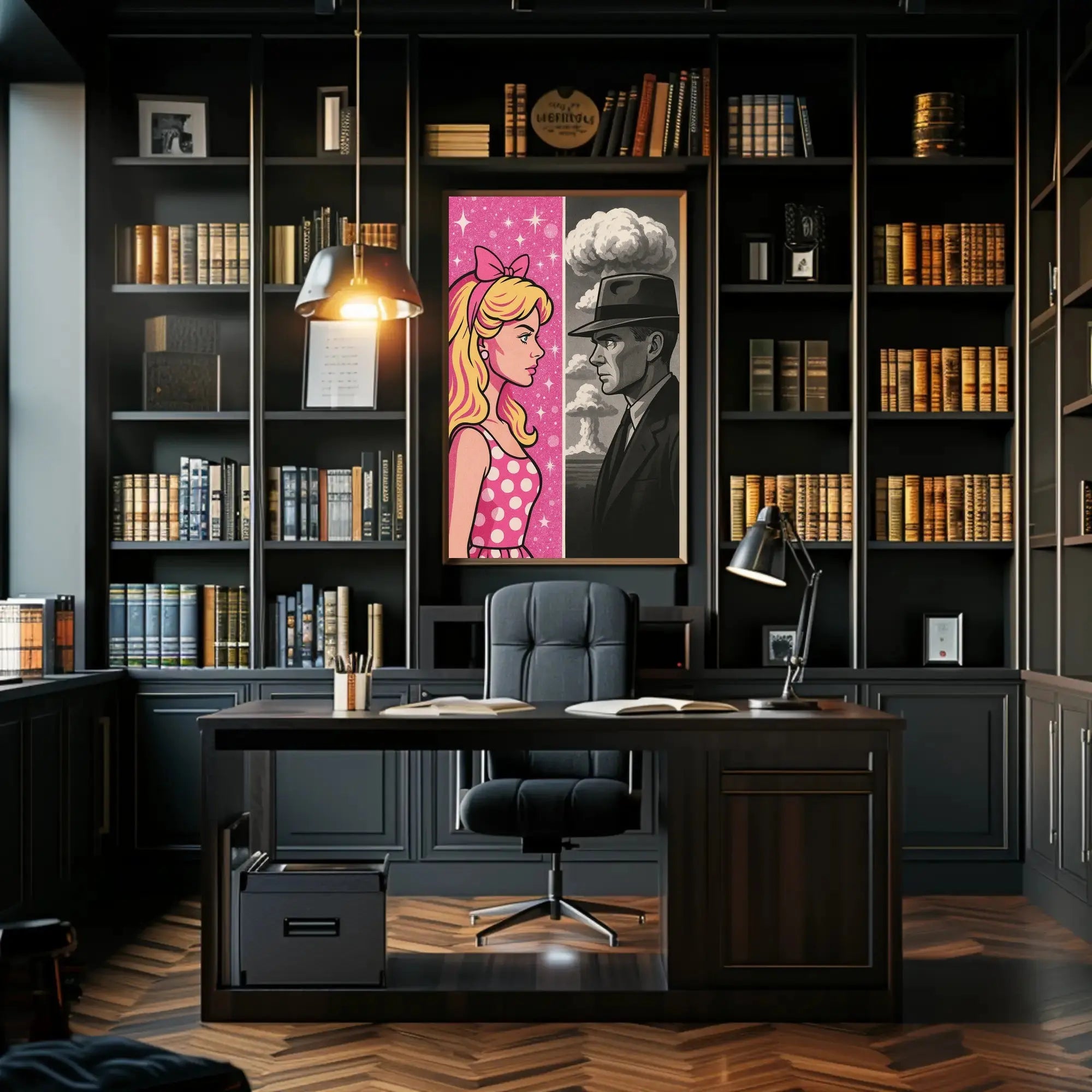 Pop Art Meets Noir: Artistic or Pop Culture Poster PosterGoat