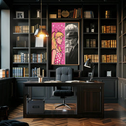 Pop Art Meets Noir: Artistic or Pop Culture Poster PosterGoat