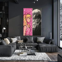 Pop Art Meets Noir: Artistic or Pop Culture Poster PosterGoat