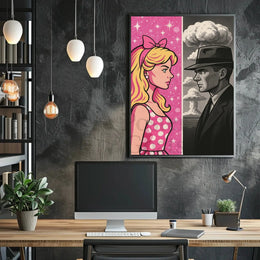 Pop Art Meets Noir: Artistic or Pop Culture Poster PosterGoat