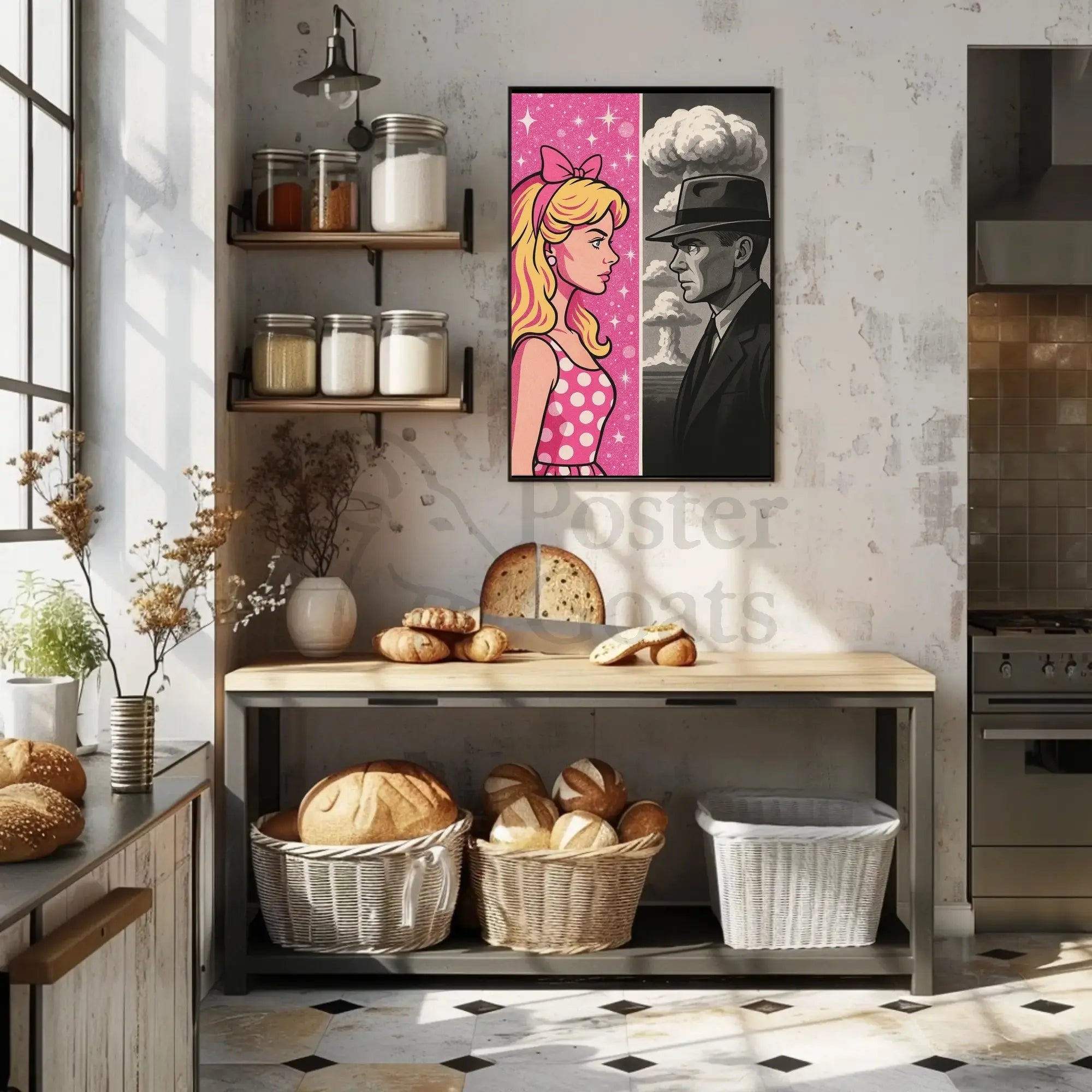 Pop Art Meets Noir: Artistic or Pop Culture Poster PosterGoat