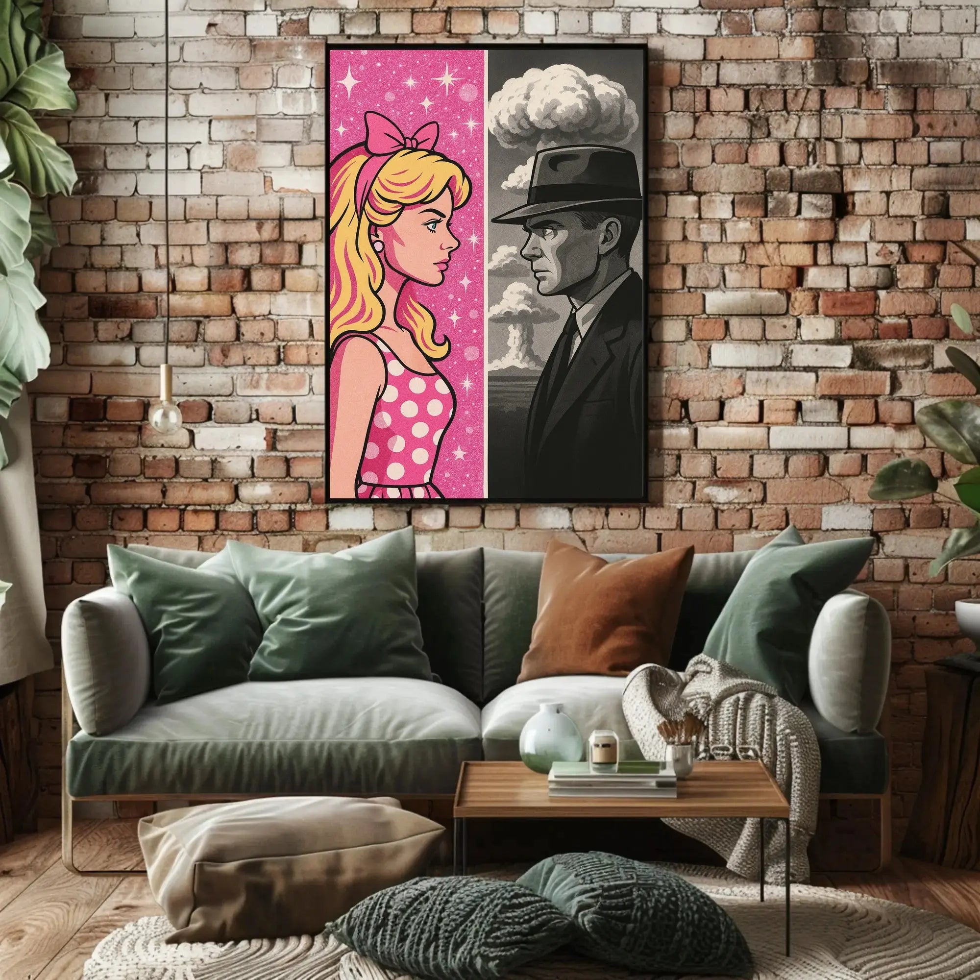 Pop Art Meets Noir: Artistic or Pop Culture Poster PosterGoat