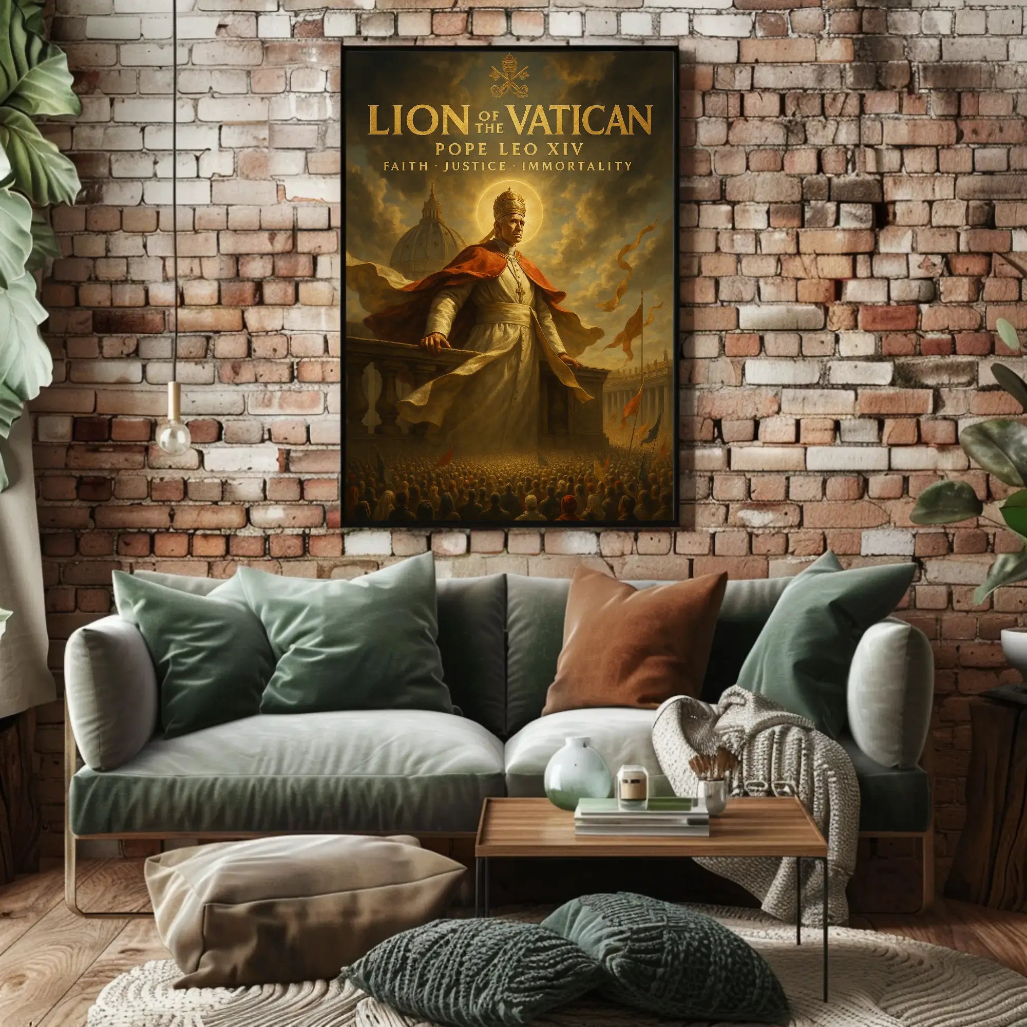 Pope Leo XIV Ceremonial Event Cultural Heritage Poster PosterGoat