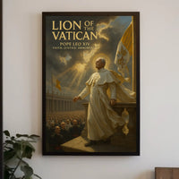 Pope Leo XIV Divine Leadership Cultural or Heritage Poster PosterGoat