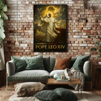 Pope Leo XIV Spiritual Heritage Poster PosterGoat
