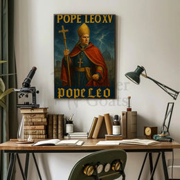 Pope Leo XV Regal Catholic Heritage Poster PosterGoat