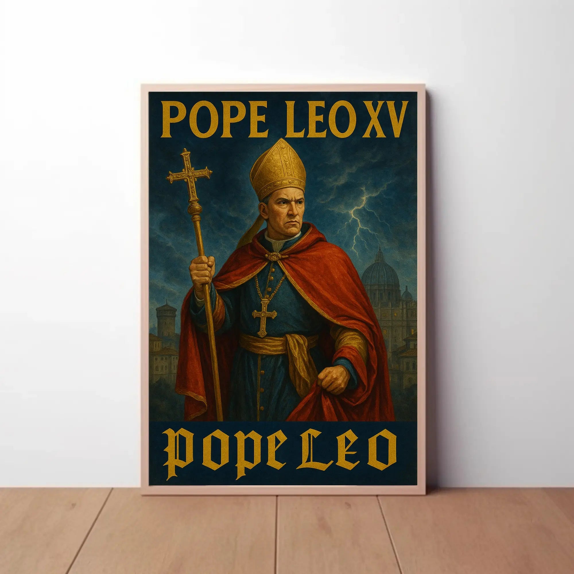 Pope Leo XV Regal Catholic Heritage Poster PosterGoat