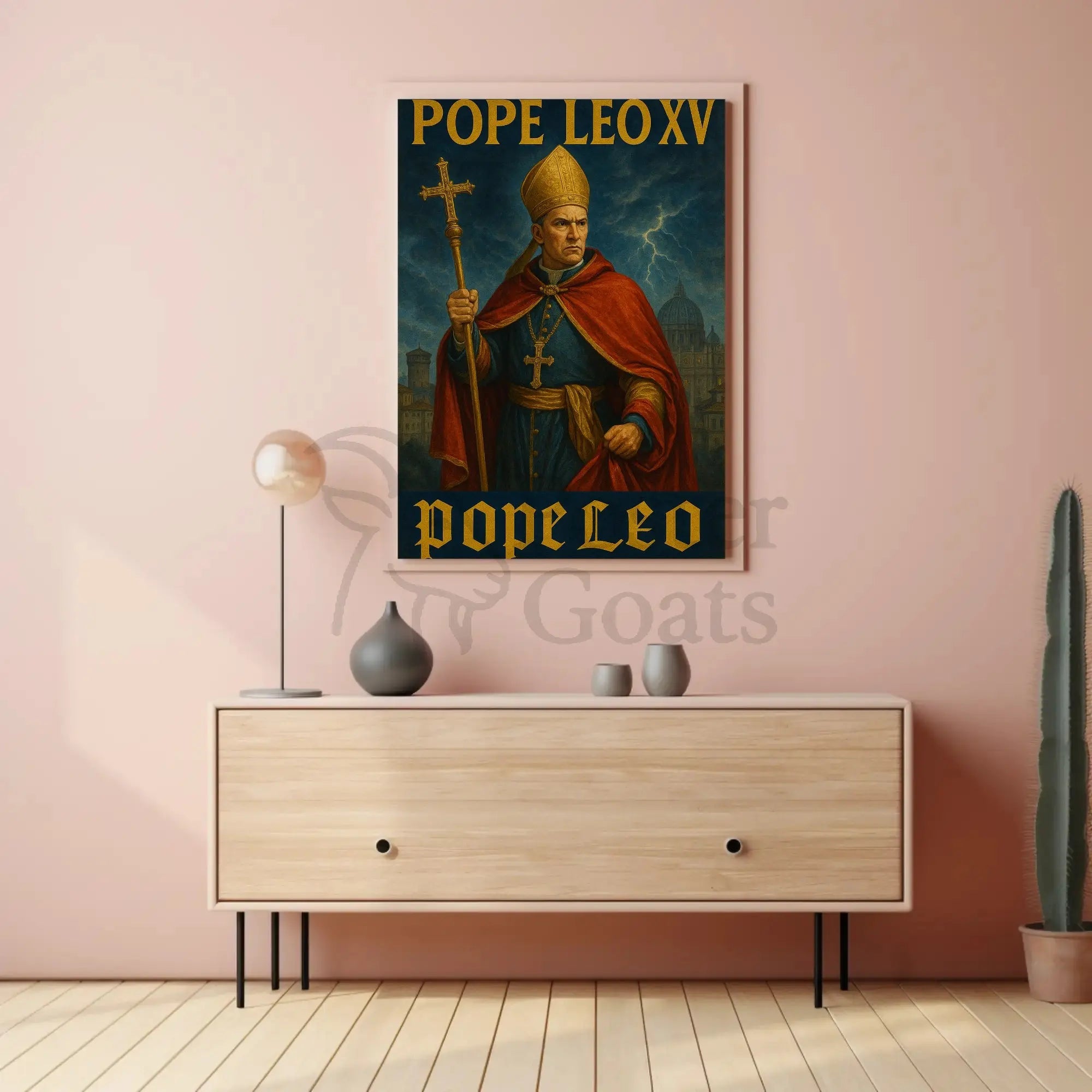 Pope Leo XV Regal Catholic Heritage Poster PosterGoat