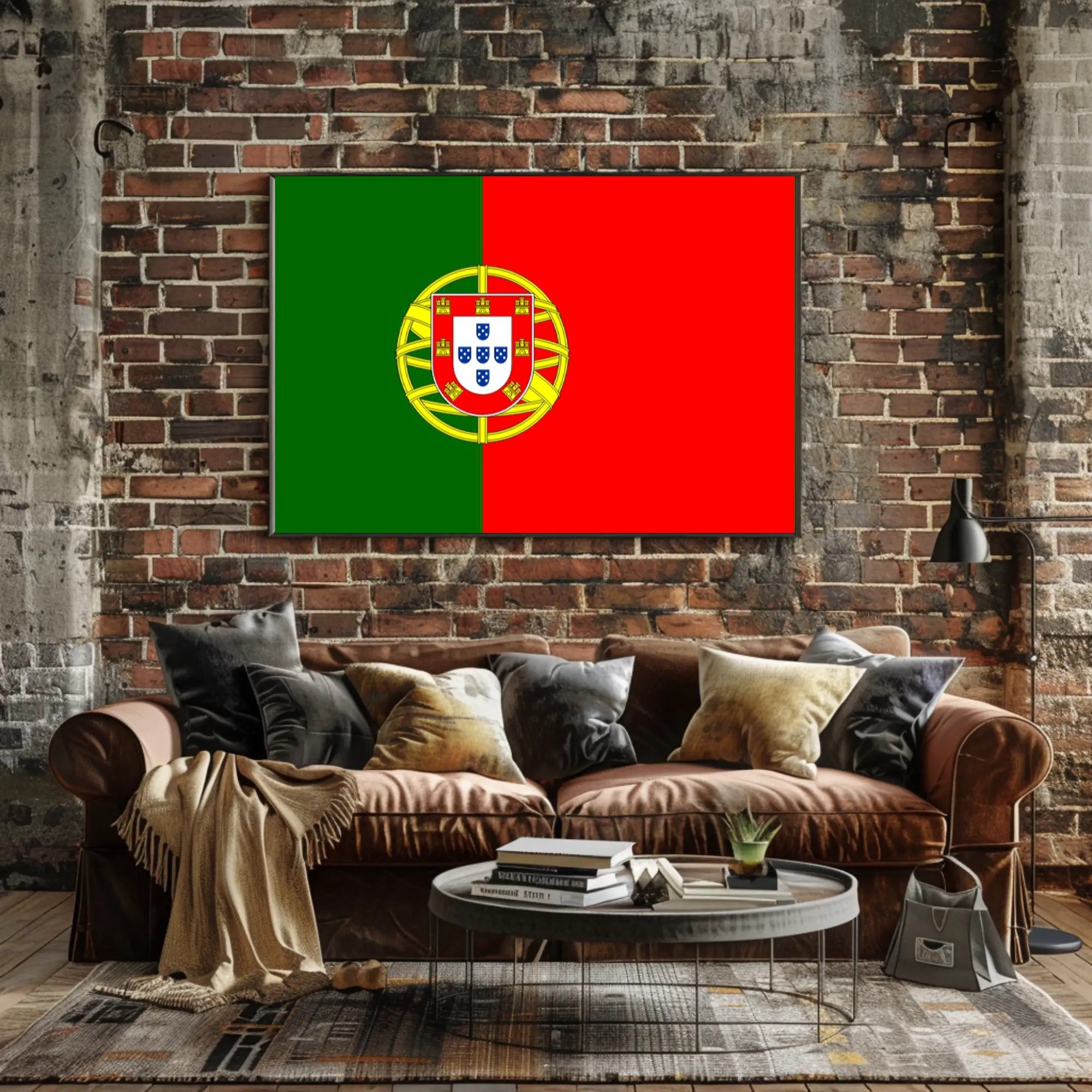 Portuguese National Flag Symbolizing Unity Country Flag Poster PosterGoat