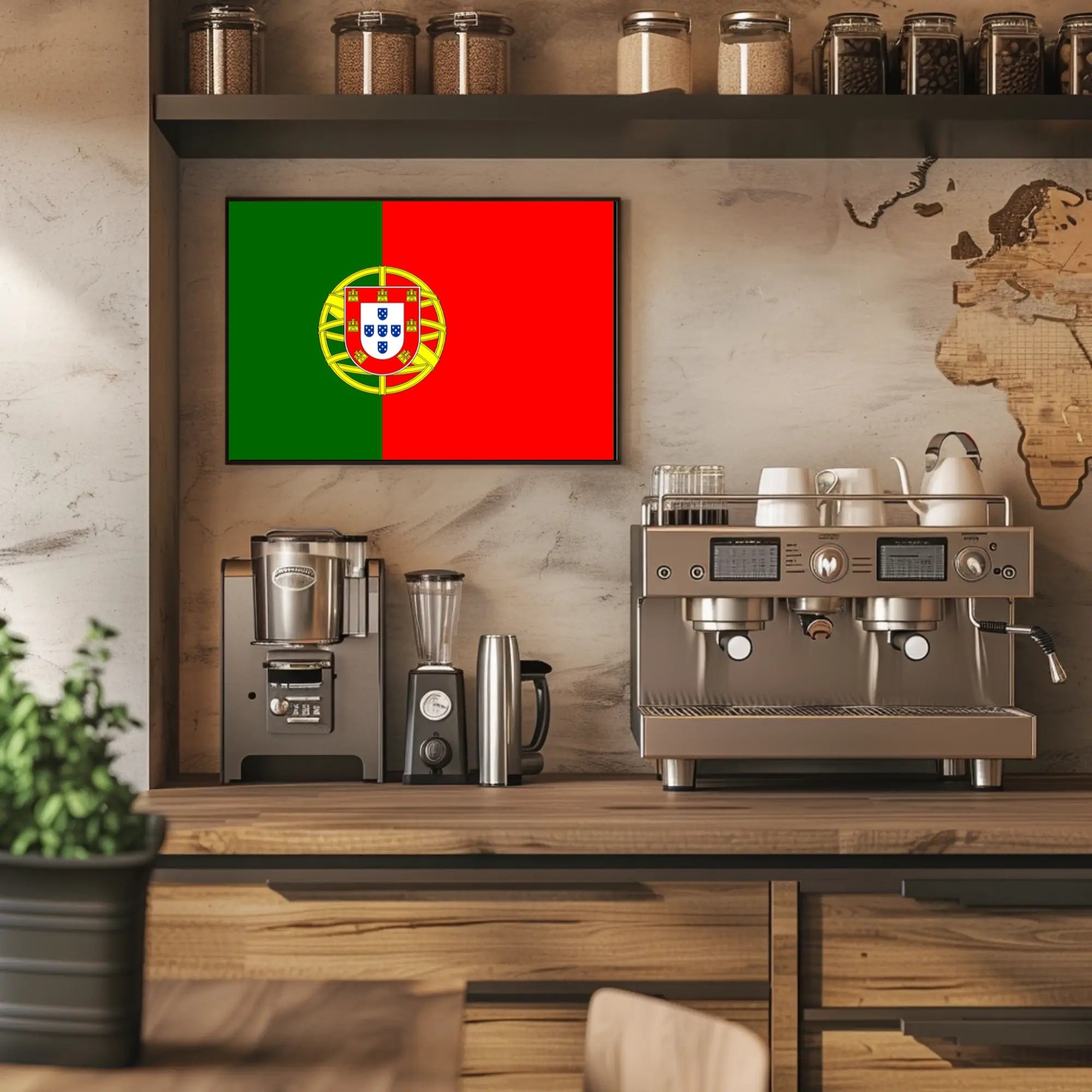 Portuguese National Flag Symbolizing Unity Country Flag Poster PosterGoat