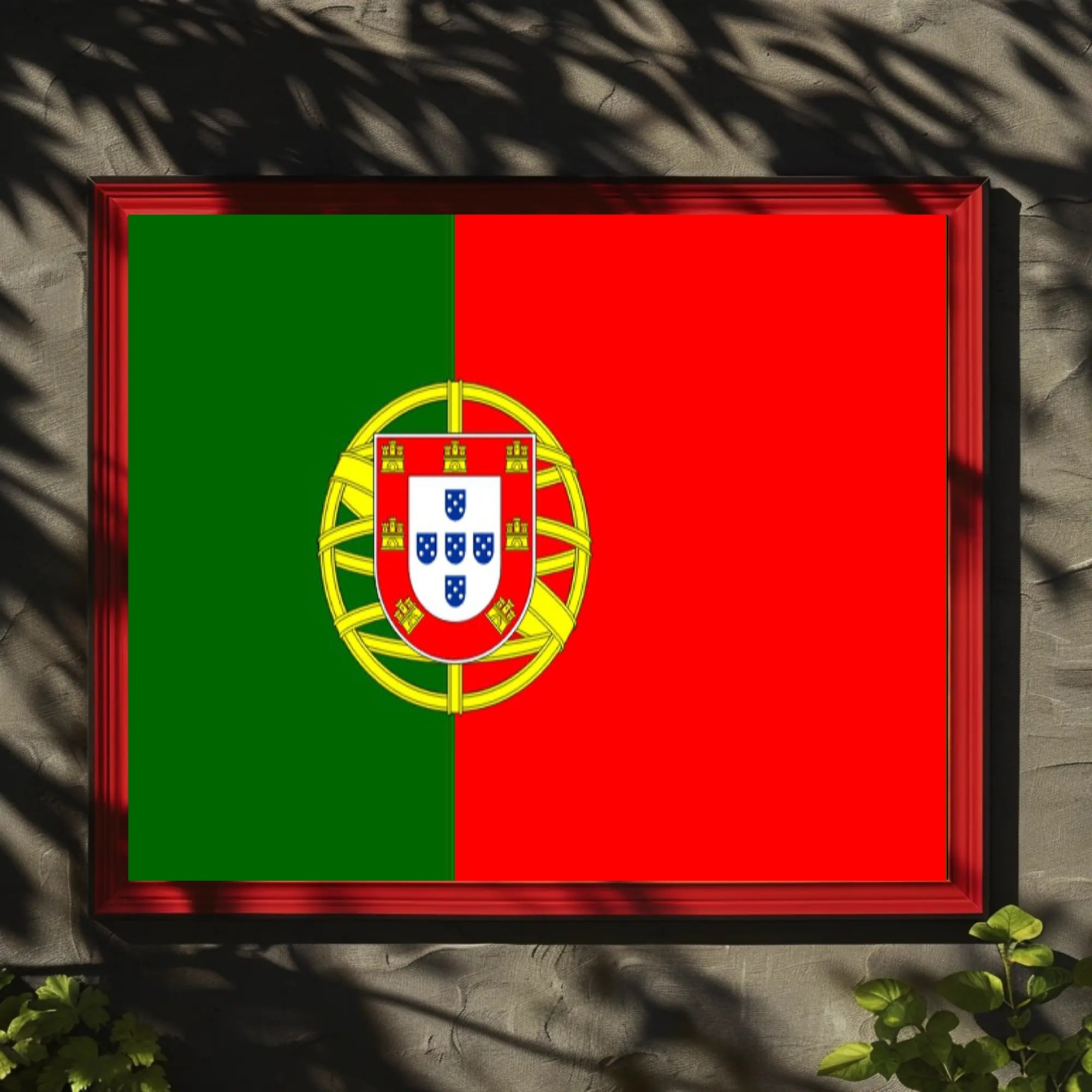 Portuguese National Flag Symbolizing Unity Country Flag Poster PosterGoat