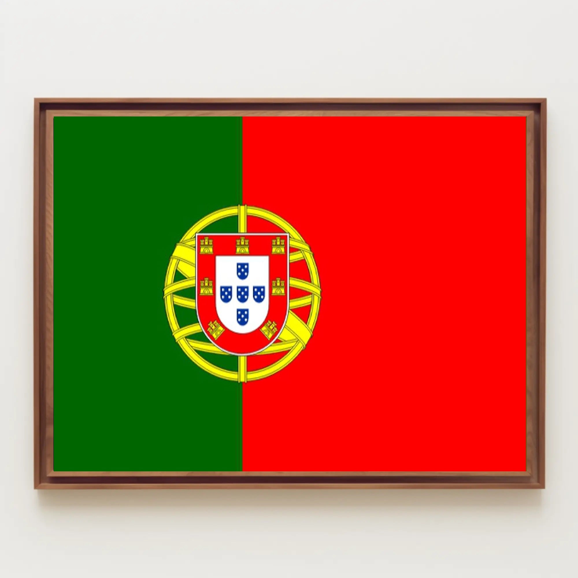 Portuguese National Flag Symbolizing Unity Country Flag Poster PosterGoat