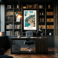 Positano Dreamscape: Vibrant Travel Poster PosterGoat