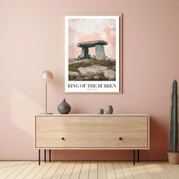 Poulnabrone Dolmen Sunset Travel Poster PosterGoat