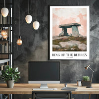 Poulnabrone Dolmen Sunset Travel Poster PosterGoat