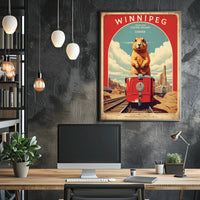 Prairie Dog Central Railway Vintage Poster PosterGoat