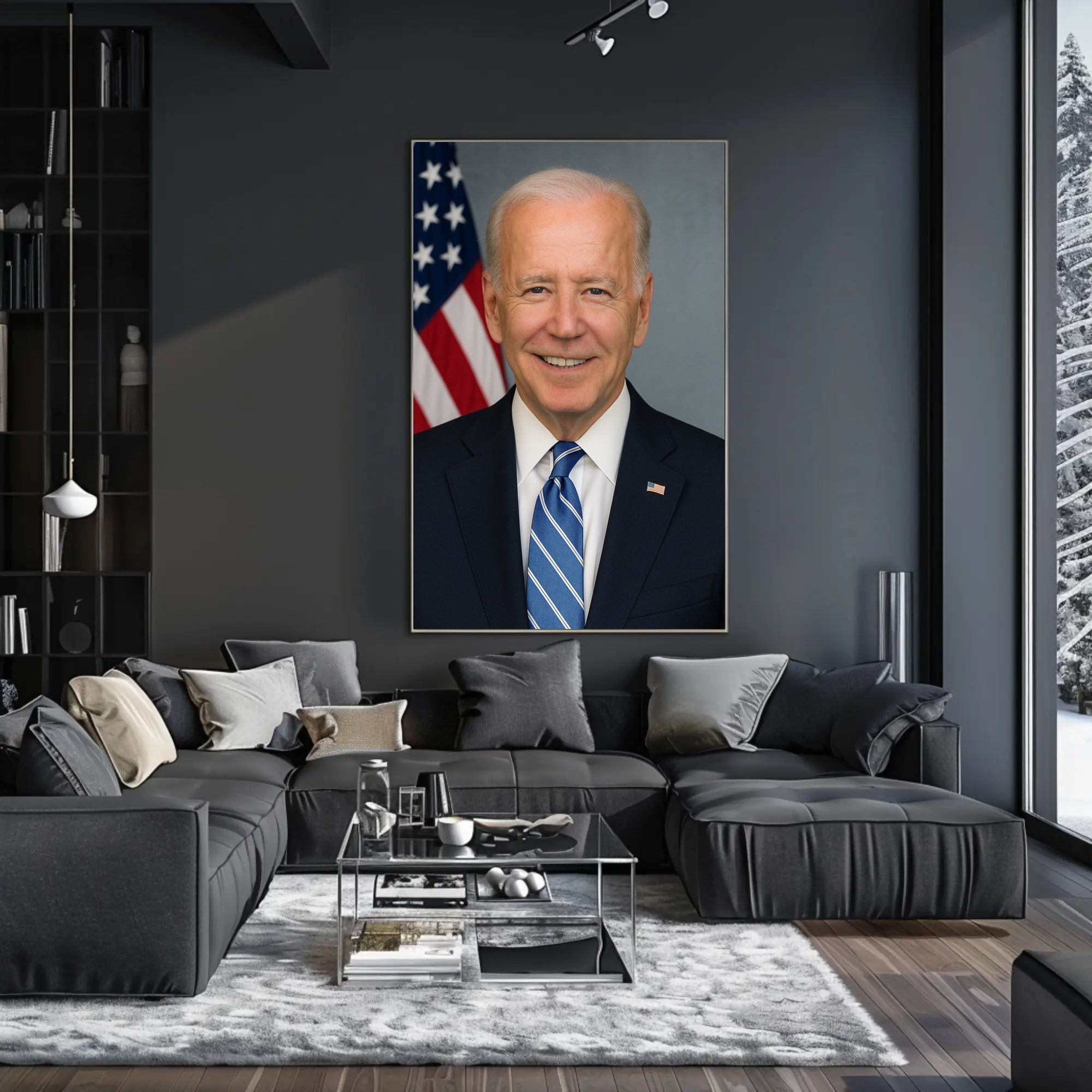 Presidential Portrait Wall Art Print PosterGoat