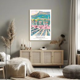 Provence Blossoms: Artistic Impressionism Travel Poster PosterGoat