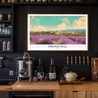 Provence Lavender Fields Travel Poster PosterGoat